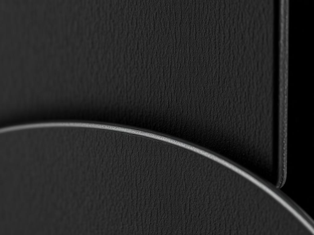 Texture Black powder coat finish sample