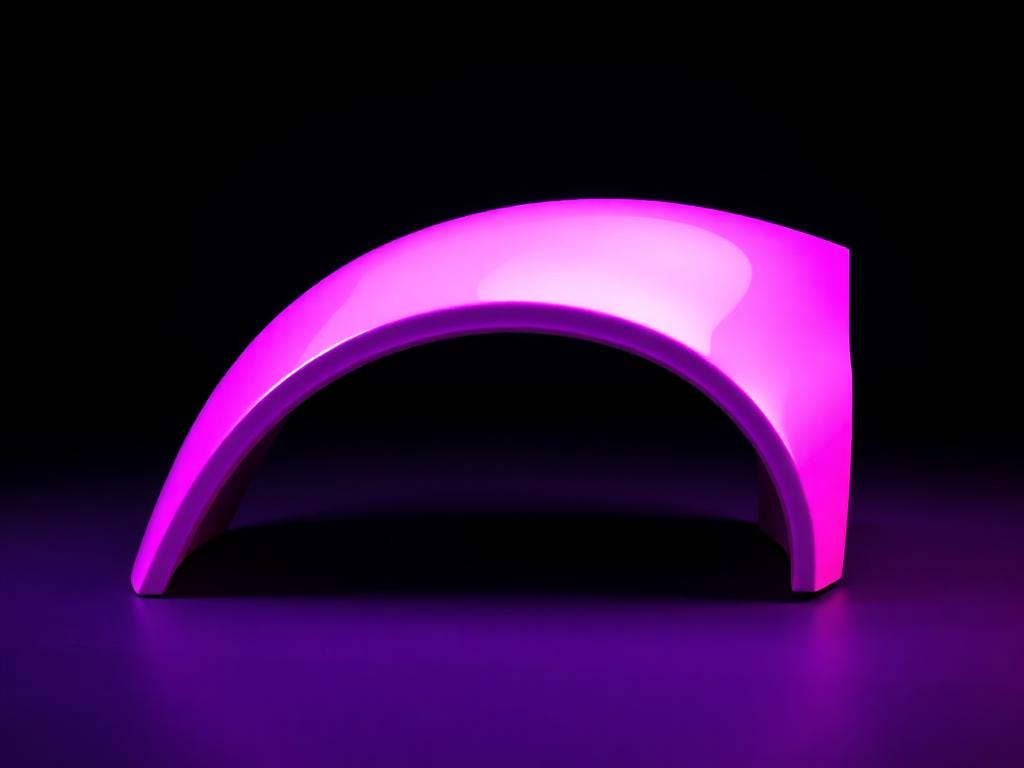 Illusion Purple powder coat finish sample
