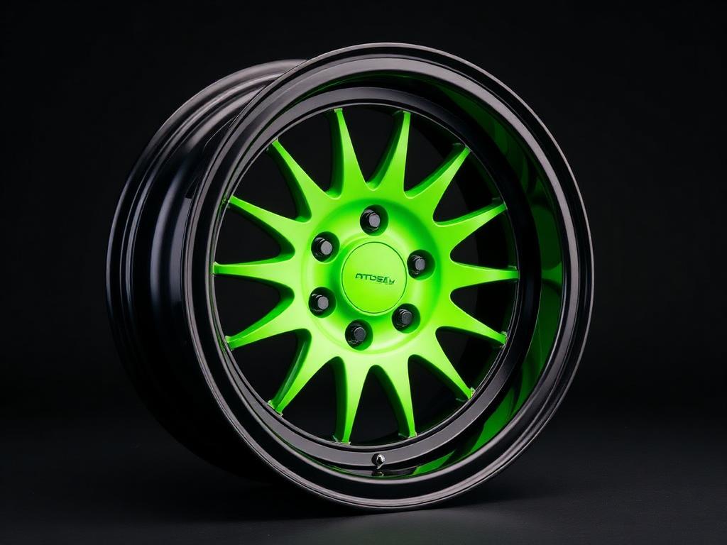 Two-Tone Finishes powder coat finish sample