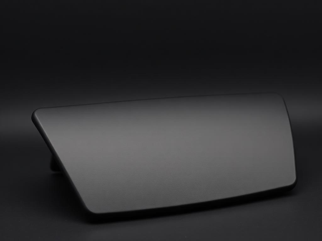 Matte Black powder coat finish sample