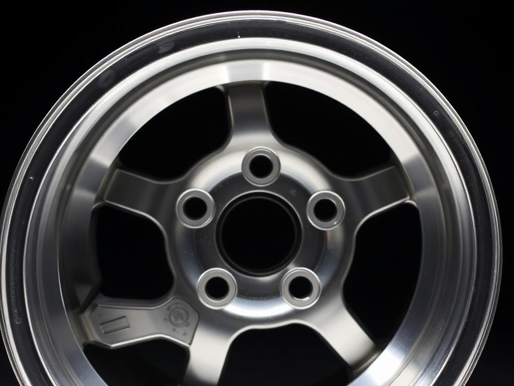 Clear Coat powder coat finish sample